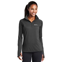 Ladies Stretch 1/2-Zip Pullover