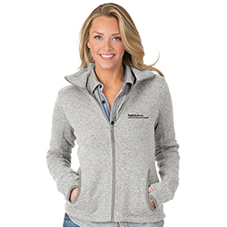 Ladies Heathered Fleece Jacket