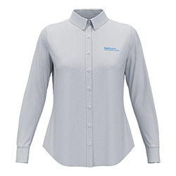 Perry Ellis Ladies' Mini Grid Woven Shirt