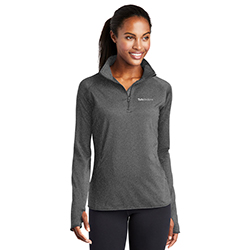 Ladies Stretch 1/2-Zip Pullover